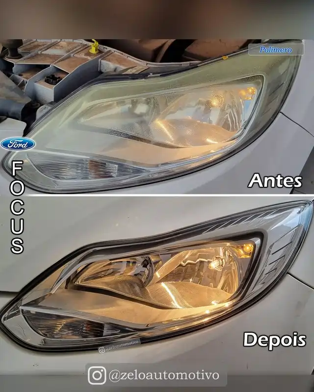 Restauração dos Faróis de um Focus