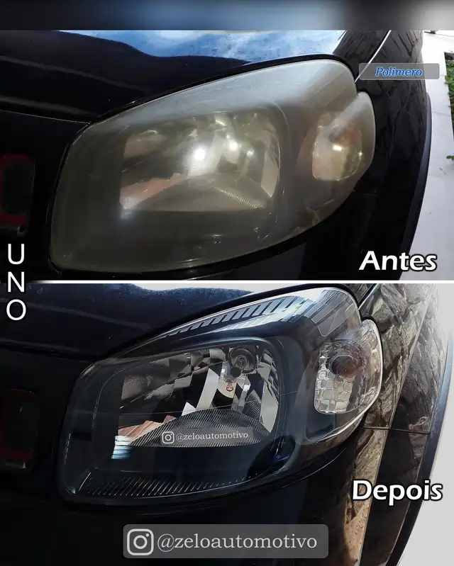 Farol original restaurado como novo